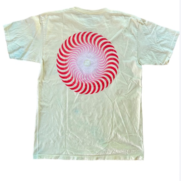Spitfire wheels skateboard shirt size large yellow - Picture 2 of 5
